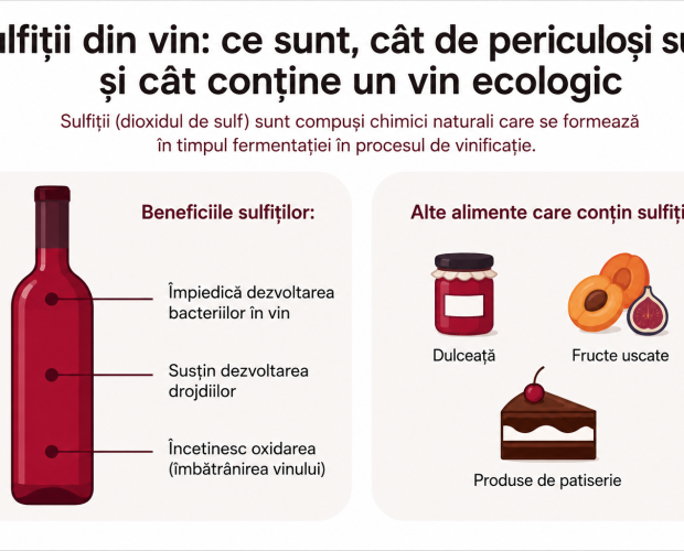 Sulfiții din vin vin ecologic și vin convențional