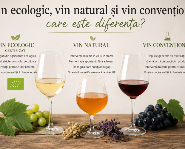 Vin ecologic, vin natural și vin convențional
